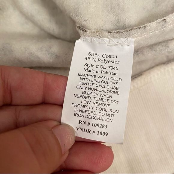 NWT ocean drive small animal printed spotted cream pullover sweater cotton blend - Picture 6 of 8